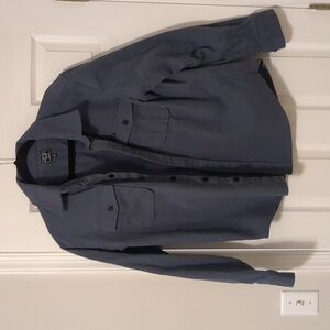 Dark Seas Overshirt - Large - Slate Blue